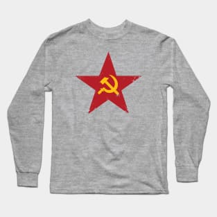 Retro Soviet Star // USSR Nostalgia Long Sleeve T-Shirt